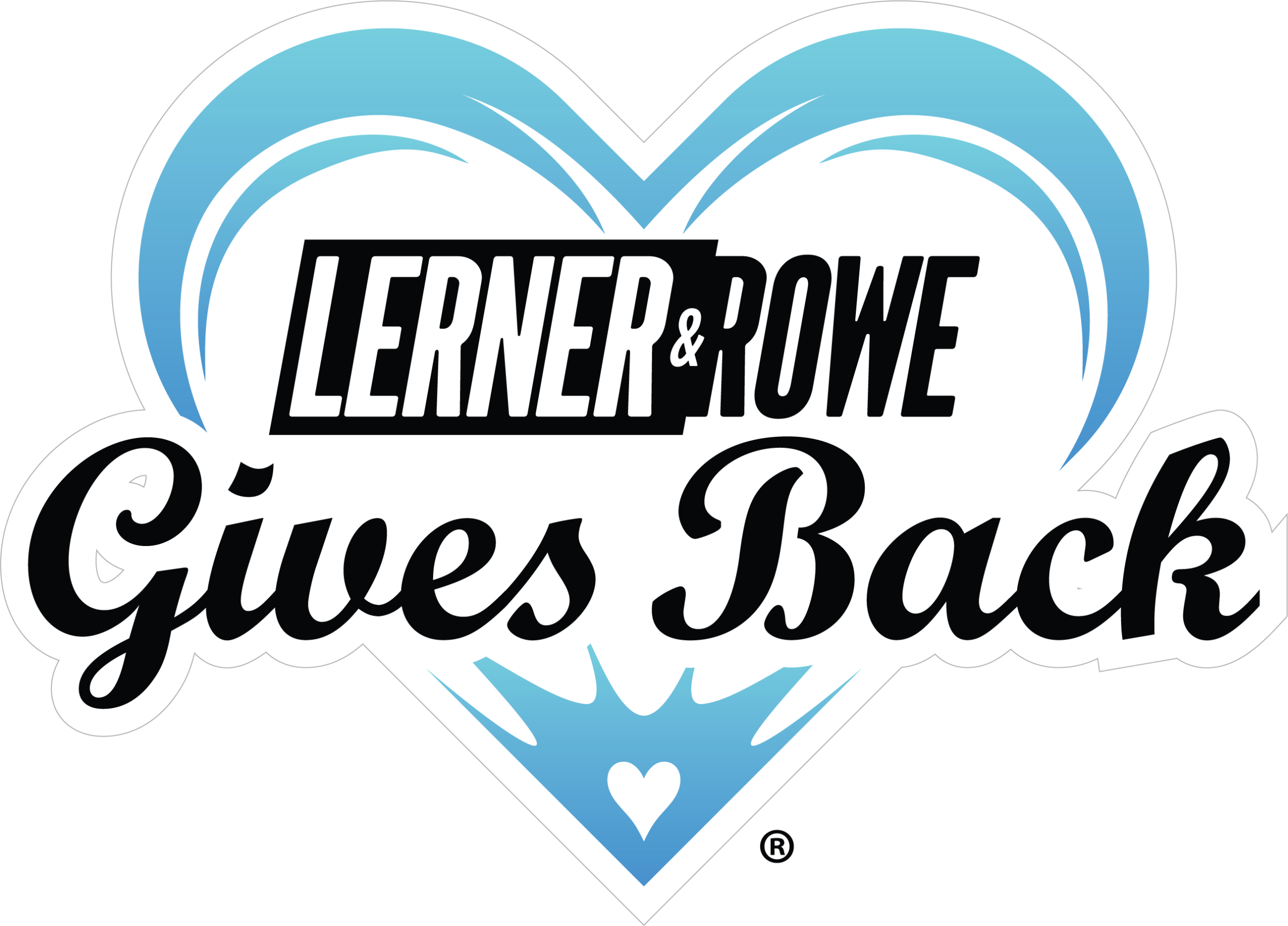 Lerner and Rowe Give Back logo