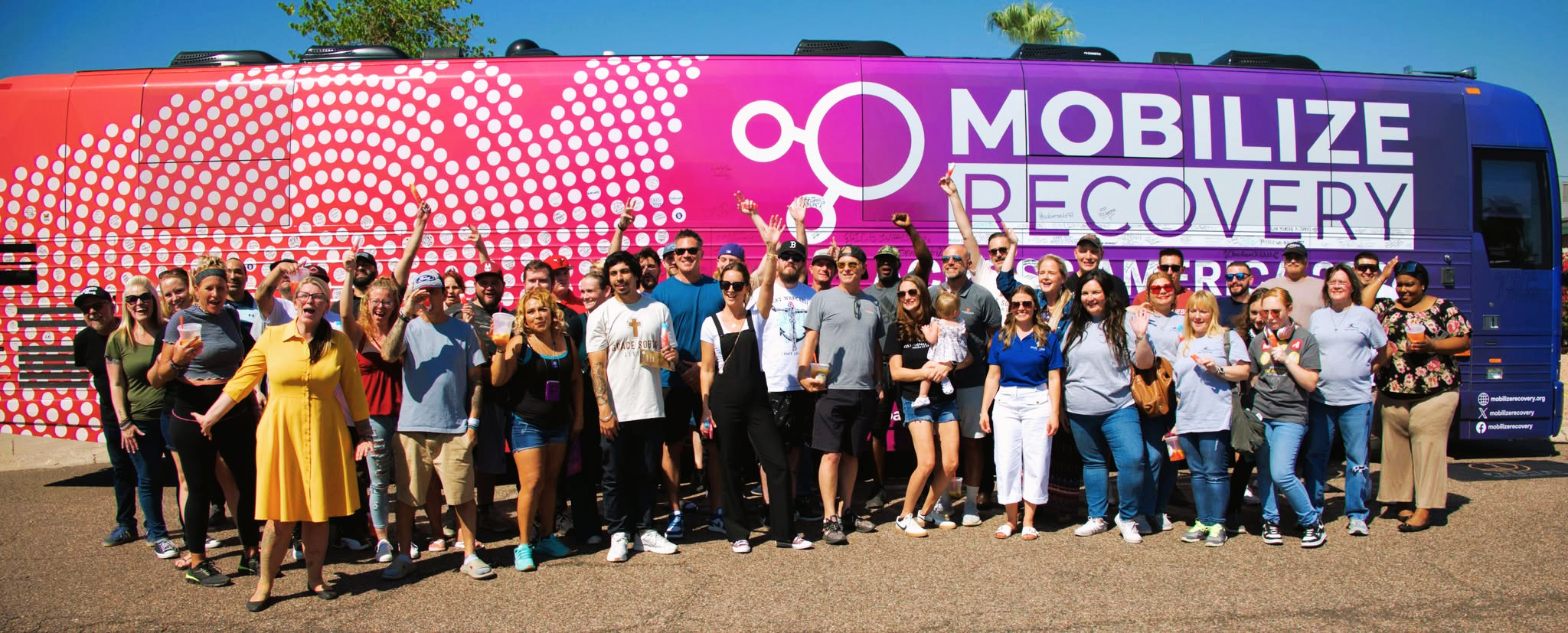 Jenerosity Foundation team and community partners gathered together at a Mobilize Recovery event